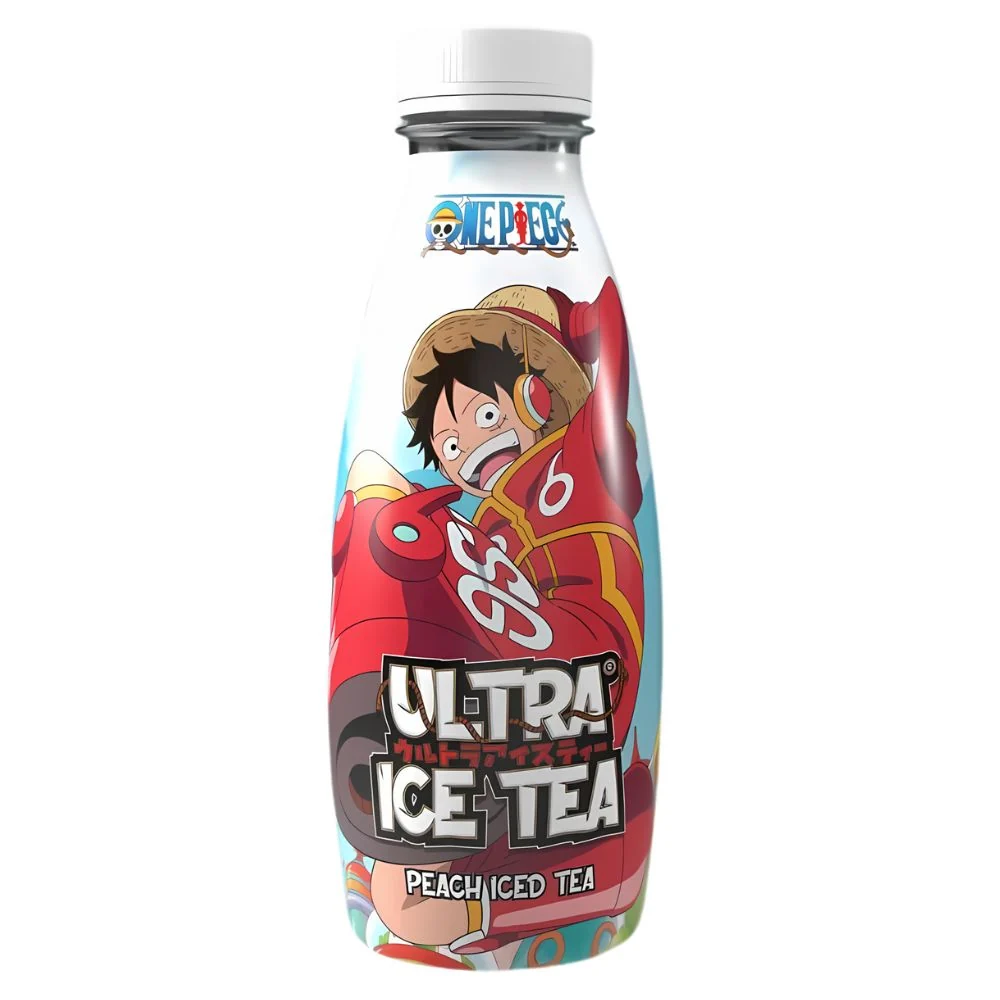 One Piece Ultra Ice Tea Peach Luffy Egghead, crni čaj s breskvom sokom od 500ml
