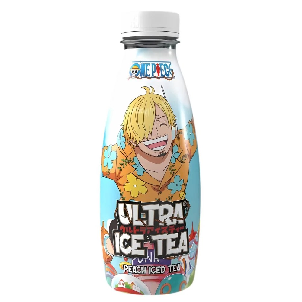 One Piece Ultra Ice Tea Peach Sanji Egghead, crni čaj s breskvinim sokom od 500ml