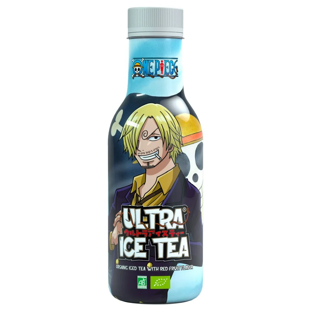 One Piece Ultra Ice Tea Sanji, čaj s okusom crvenog voć od 500ml