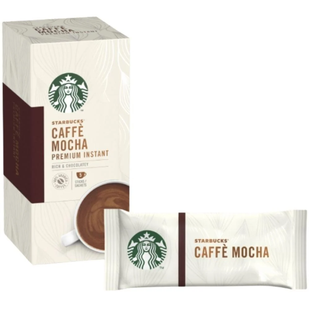 Starbucks Mocha Premium Instant, 5 vrećica čokoladne kave od 20g