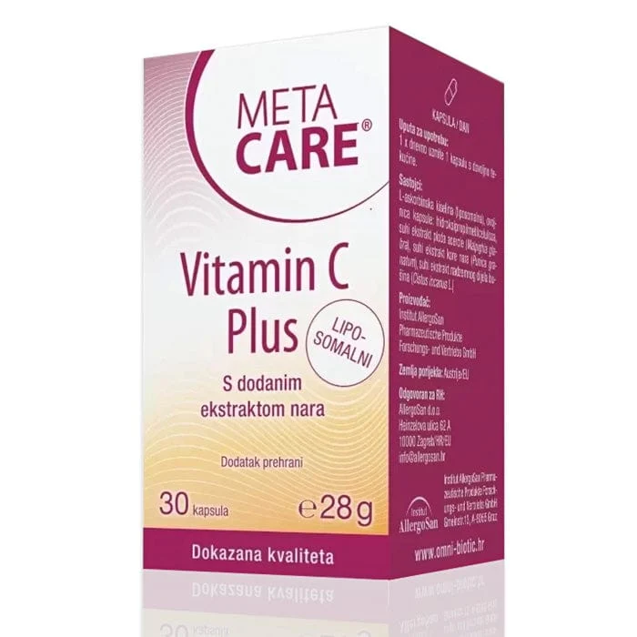 Vitamin C META-CARE 30 kapsula