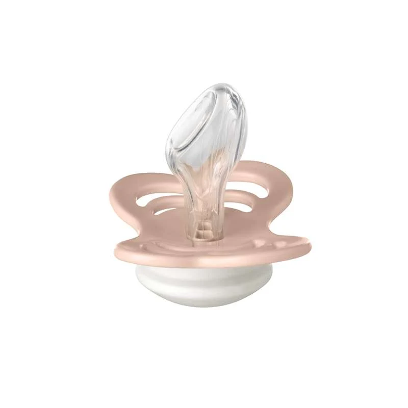 BIBS Couture Sut - Str. 2 - Silikone - GLOW - Blush