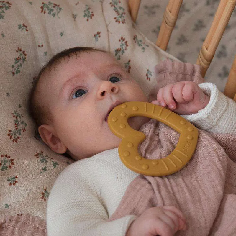 BIBS Igraj - Baby Bitie Bidering - Srce - Salvia