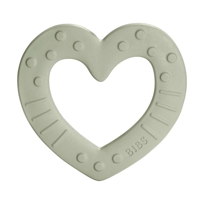 BIBS Igraj - Baby Bitie Bidering - Srce - Salvia