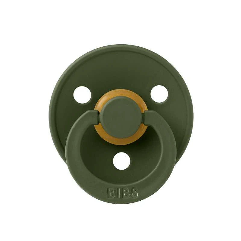 Bibs Okrugla Colour Duda - vel. 1 - prirodni kaučuk - Lovac Zeleni