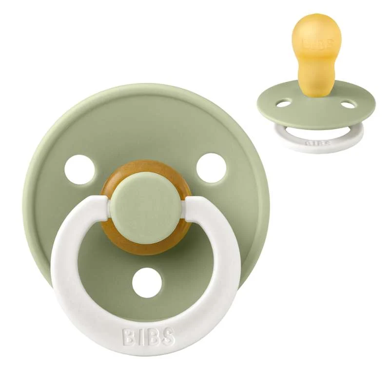 Bibs Okrugla Colour Duda - vel. 3 - prirodni kaučuk - GLOW - Sage