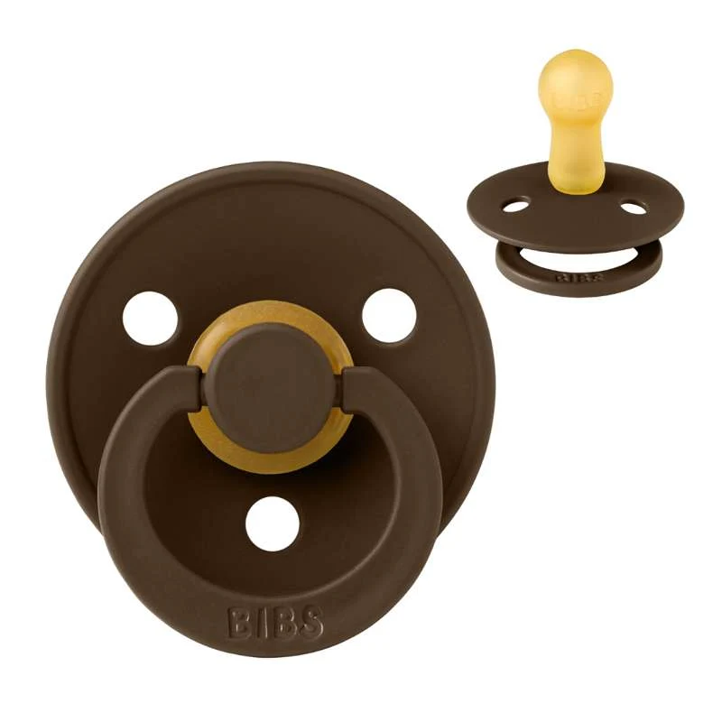 Bibs Okrugla Colour Duda - vel. 2 - prirodni kaučuk - Mocha