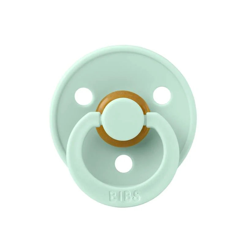 Bibs Okrugla Colour Duda - vel. 2 - prirodni kaučuk - Nordijski Mint