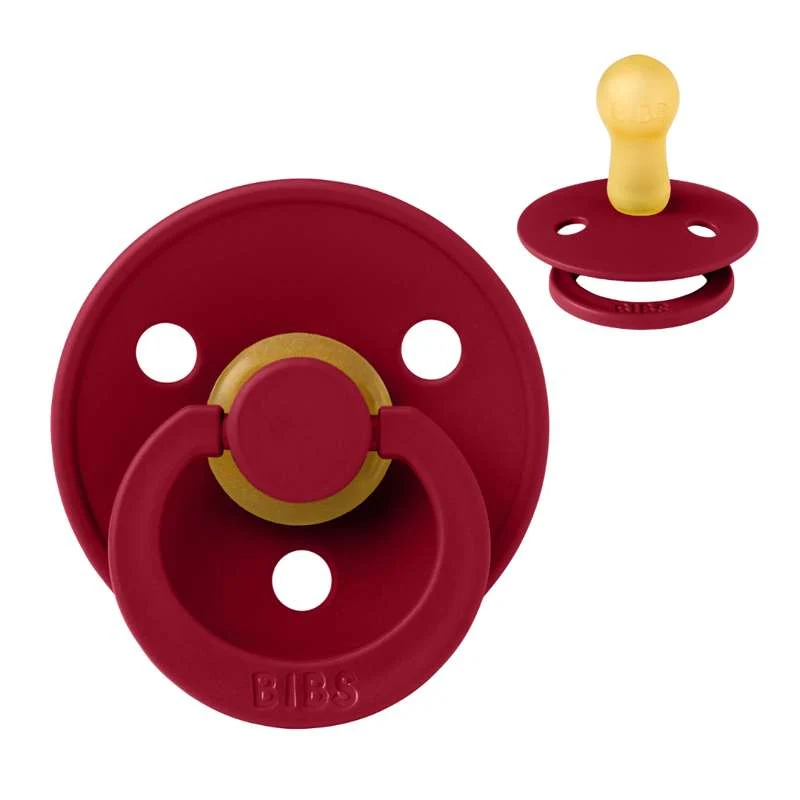 Bibs Okrugla Colour Duda - vel. 2 - prirodni kaučuk - Ruby