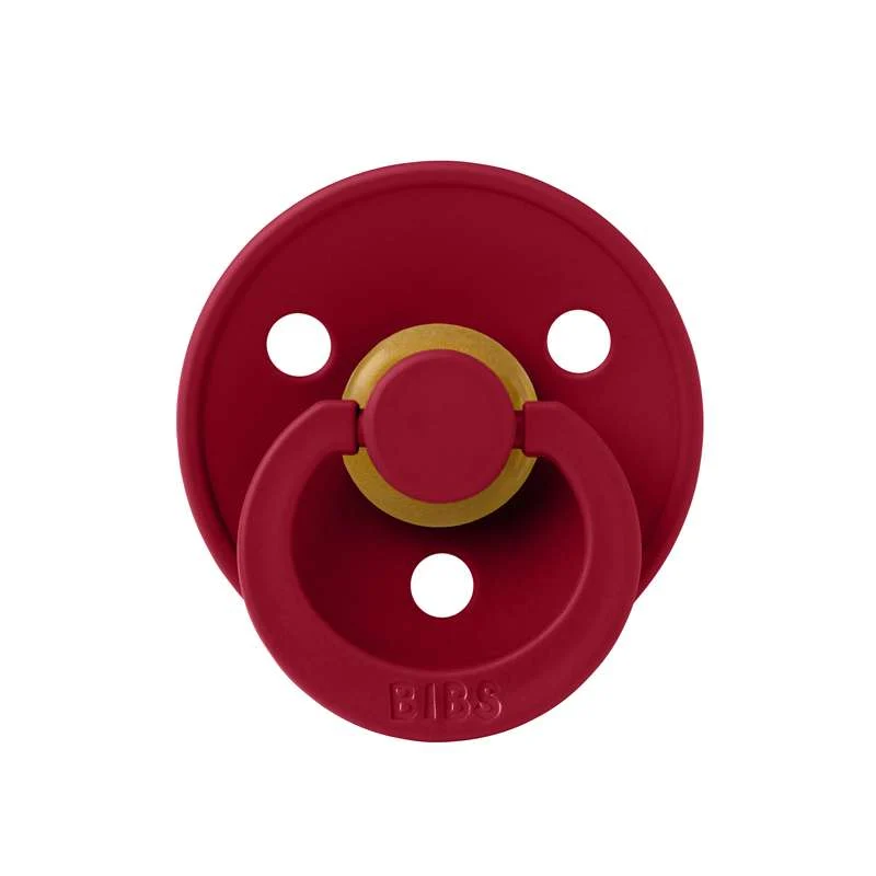 Bibs Okrugla Colour Duda - vel. 2 - prirodni kaučuk - Ruby