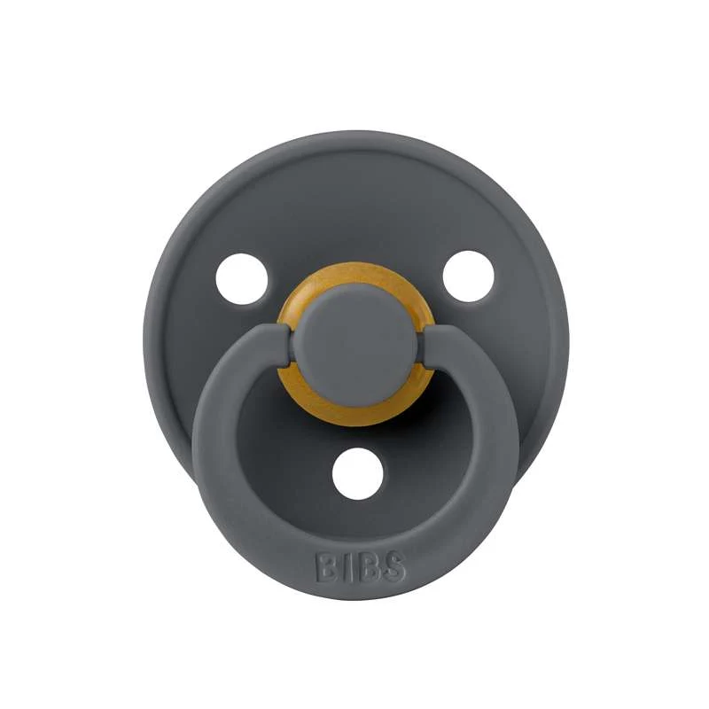 Bibs Okrugla Colour Duda - vel. 2 - prirodni kaučuk - Kovani metal