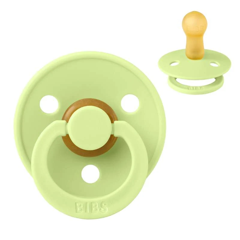 Bibs Okrugla Colour Duda - vel. 2 - prirodni kaučuk - Matcha