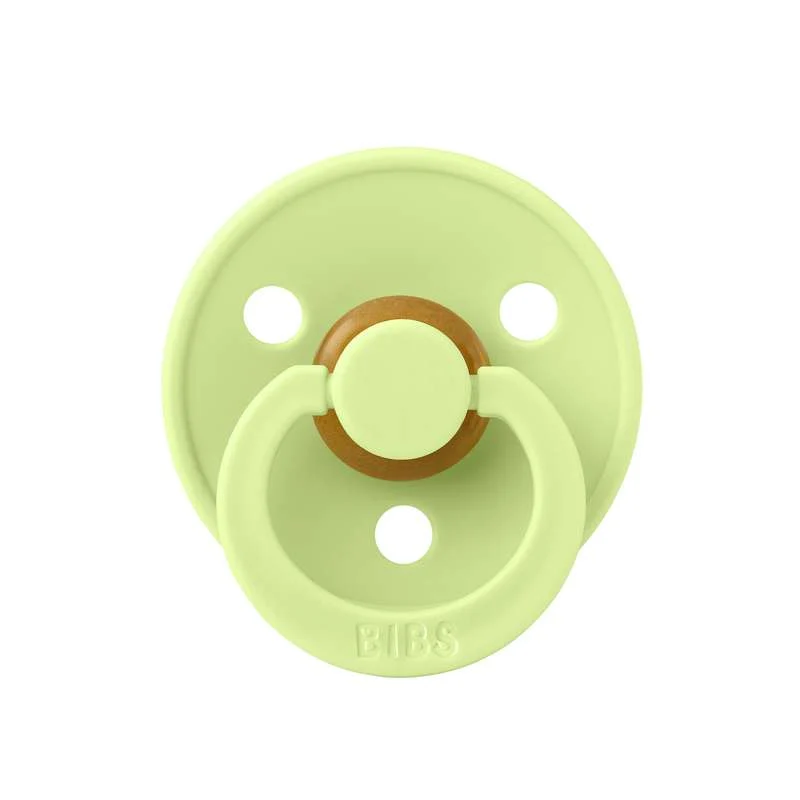 Bibs Okrugla Colour Duda - vel. 2 - prirodni kaučuk - Matcha