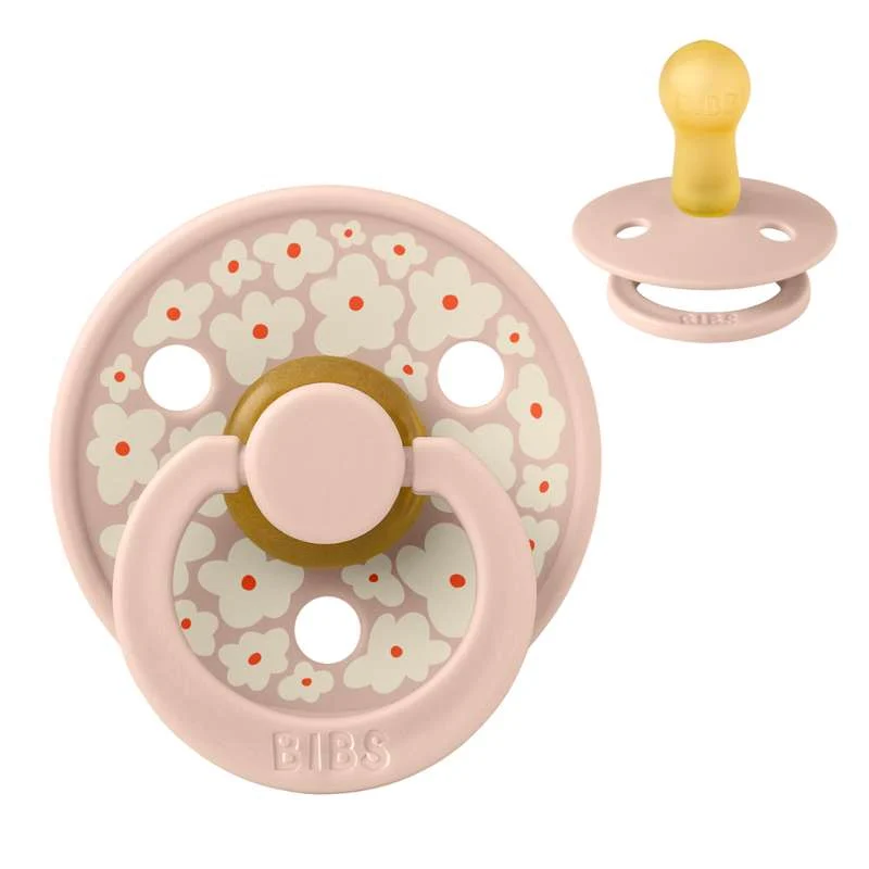 Bibs Okrugla Colour Duda - vel. 2 - prirodni kaučuk - Studio - Jasmine Field - Blush