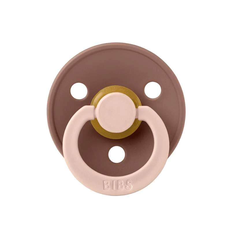 BIBS Rundna boja dudica - vel. 2 - prirodni kaučuk - Studio - Fusion - Blush/Woodchuck Mix