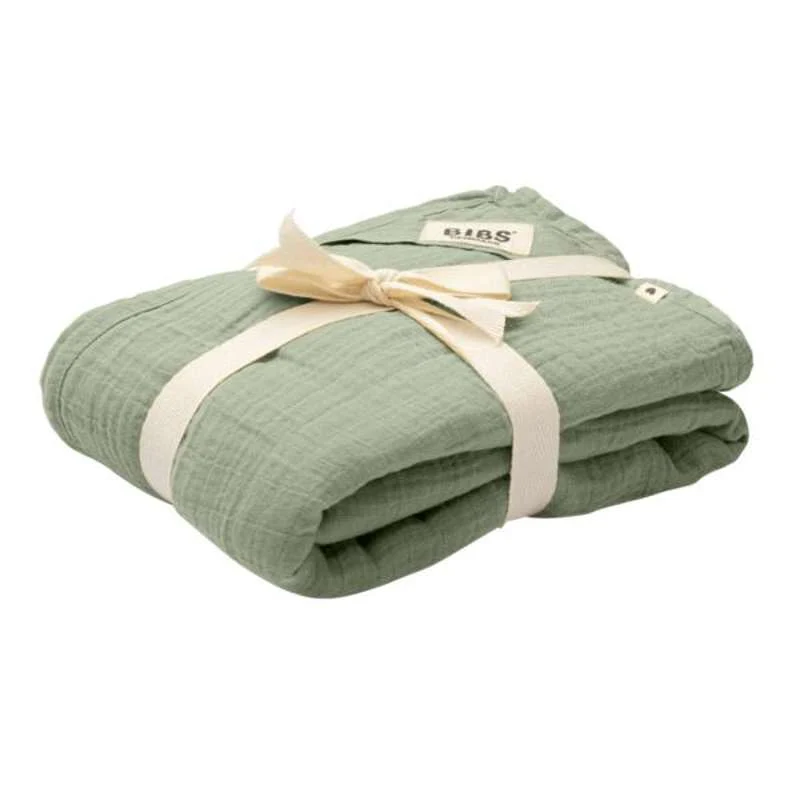 BIBS Spavanje - Muslin Baby pokrivač - 120x120 cm. - Salvia