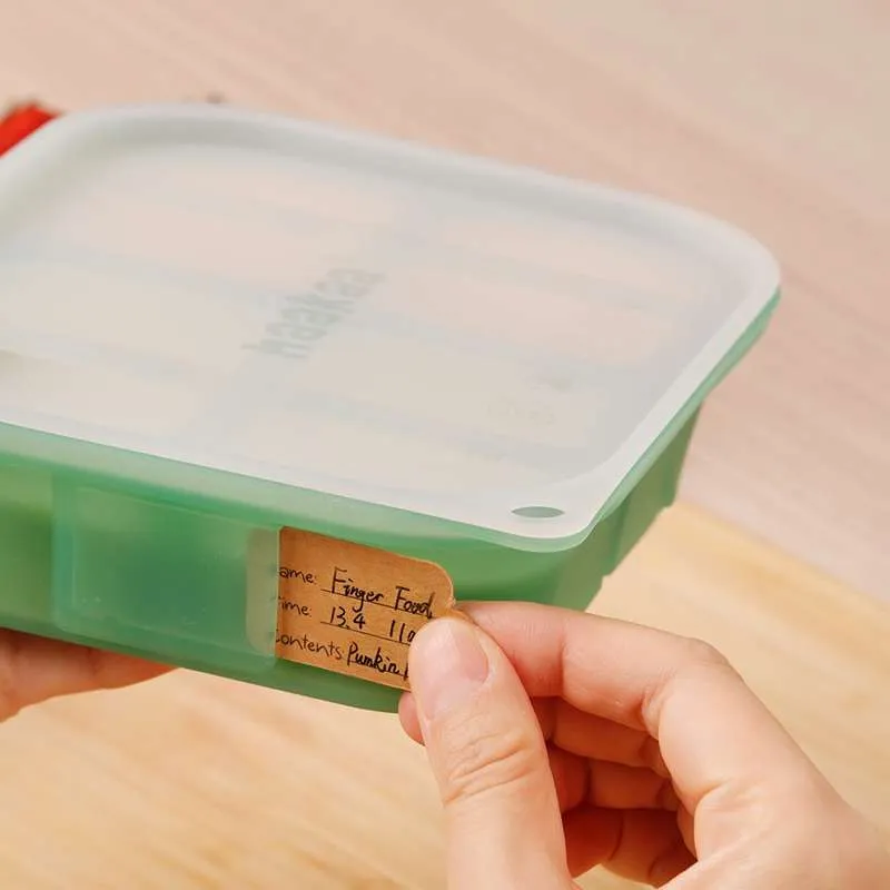 Haakaa Easy-Freeze Pladanj - 6 Utor - Zeleni grašak Compatible AA Devices