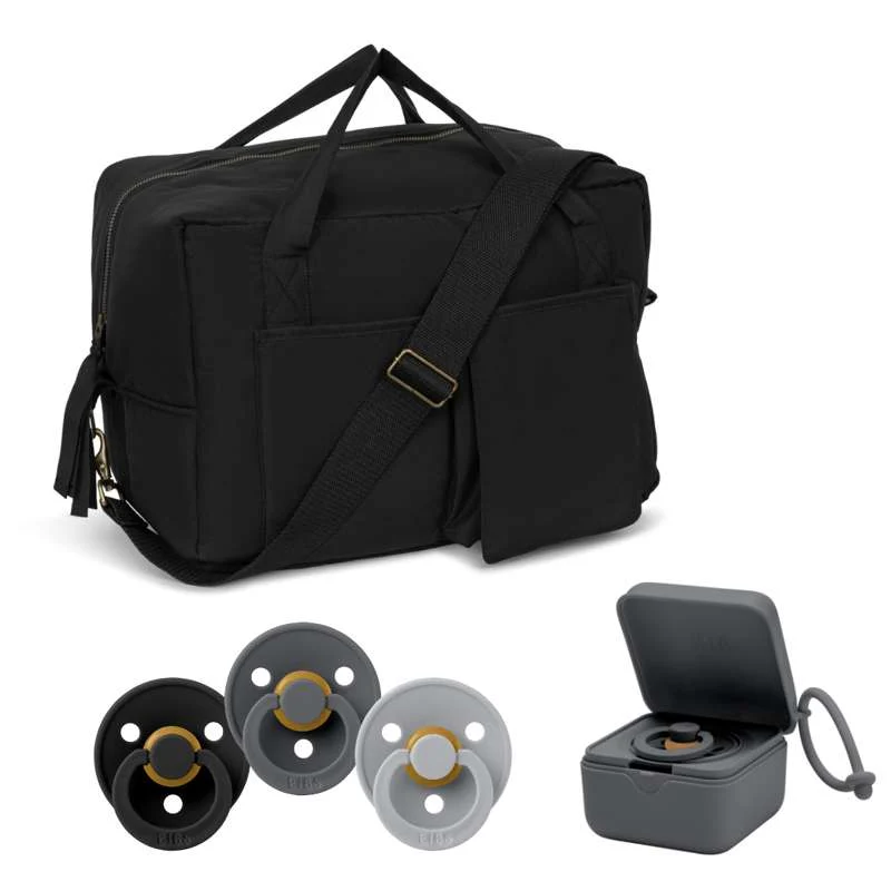Konges Sløjd Torba za pelene - Sve što trebate - Paket br. 1 - Charcoal