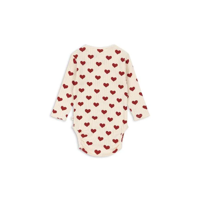 Ledolomac Konges Sløjd Minnie Body - GOTS - Amour Rouge