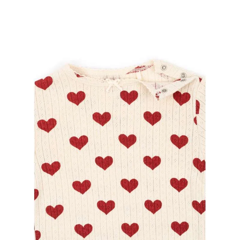 Ledolomac Konges Sløjd Minnie Body - GOTS - Amour Rouge