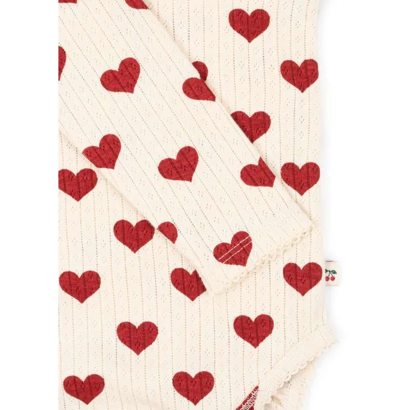 Ledolomac Konges Sløjd Minnie Body - GOTS - Amour Rouge