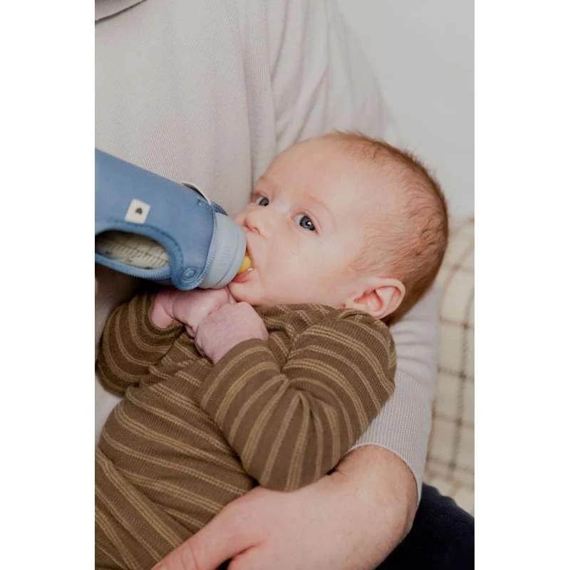 Novorođenče BIBS Boca - Rukav za bočicu - Velika - 225 ml. - Petrol