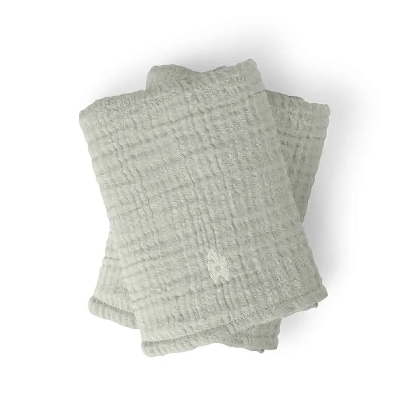 Sebra Podloga za puzzle 6-slojna - 2 kom. - Muslin - Zelena