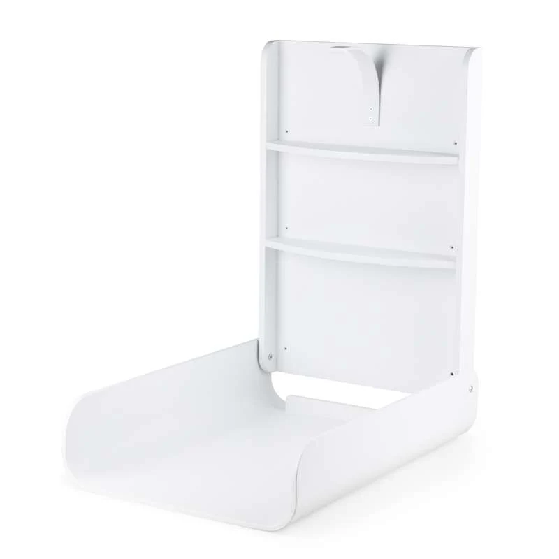 Sebra Væghængt Puslebord - Classic White