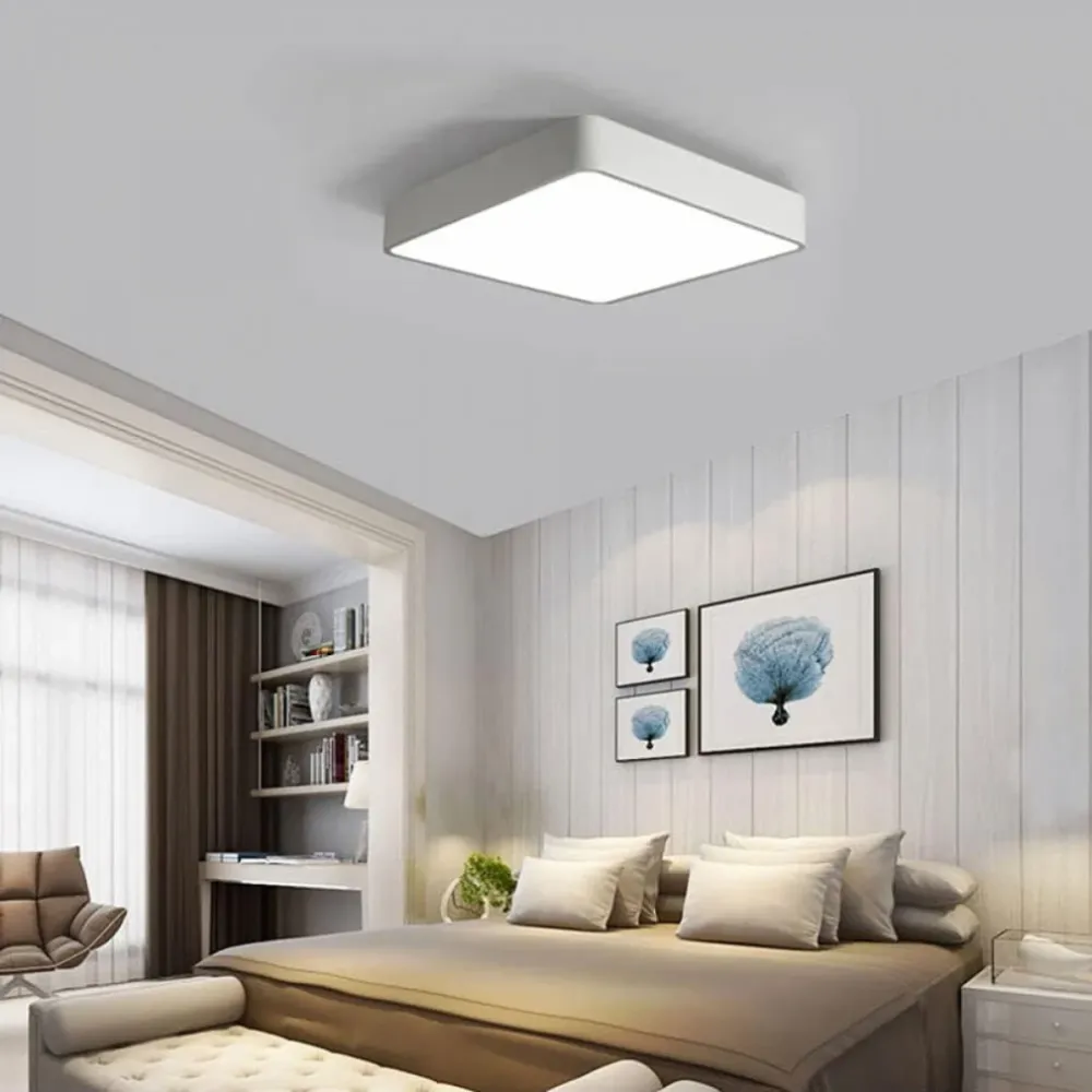 CHENKUI Kutna LED stropna lampa - bijela
