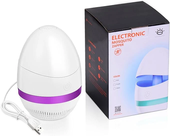SUNNEST Električna LED Lampa Protiv Komaraca - Bijela, Unutarnja Zamka za Kukce