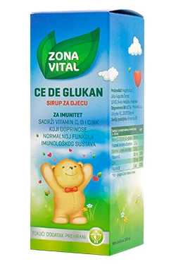 CE DE GLUKAN sirup za djecu Zona Vital