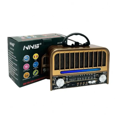 Kompaktni Retro Zvucnik sa LED Svetlom i TWS