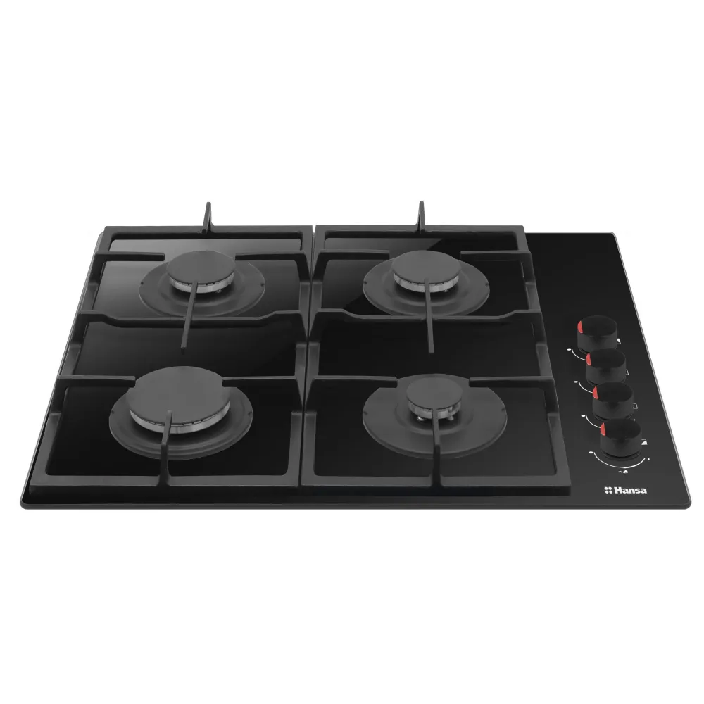 Hansa ploč za kuhanje BHKS620531, staklokeramika, 4 plina