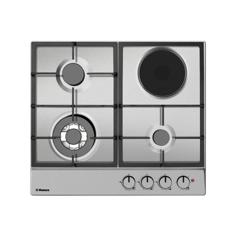 Hansa ploč za kuhanje BHMI611302, komb., 3 plin + 1 struja, inox, gus