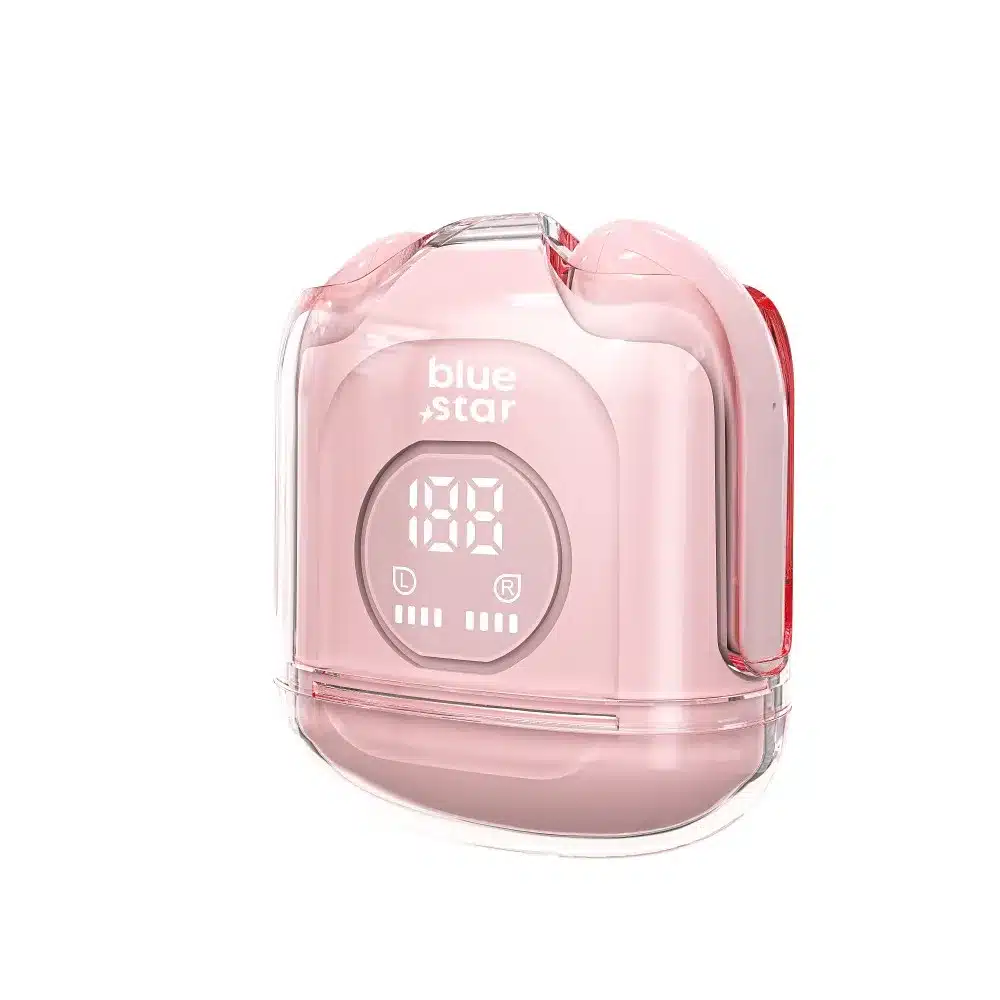 Bežične/bluetooth stereo slušalice Blue Star TWS Transparency Fi22 pink