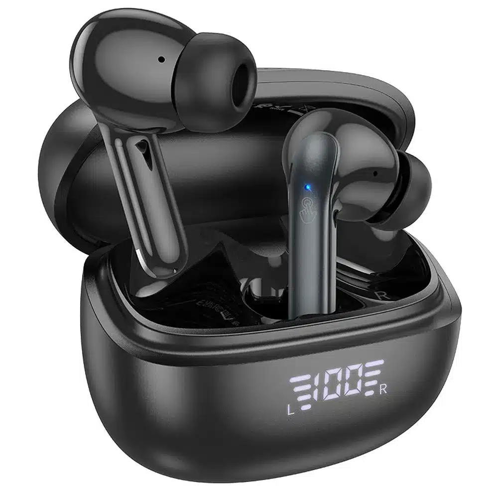 HOCO bežične/Bluetooth stereo slušalice TWS Energy ANC+ENC EQ5 crne