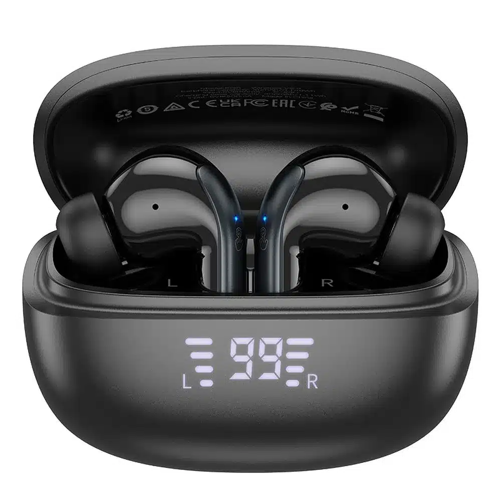 HOCO bežične/Bluetooth stereo slušalice TWS Energy ANC+ENC EQ5 crne