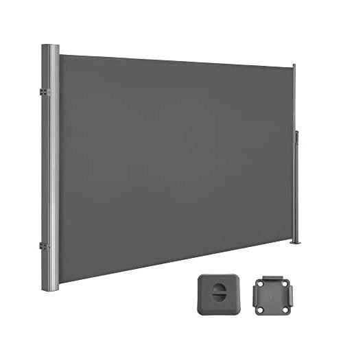 Bočna tenda 160 x 350 cm, poliesterska tkanina i aluminijum antracit boje