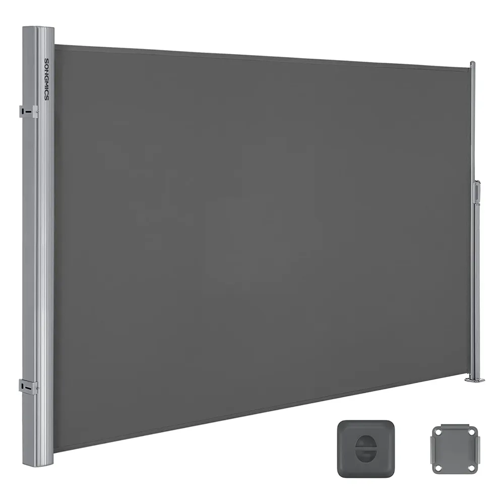 Bočna tenda, na razvlačenje, 180 x 300 cm antracit siva