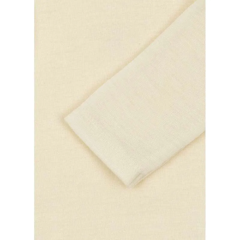 Fanga Fontana Erba Body - Langærmet - Uld - Beige Melange 3m