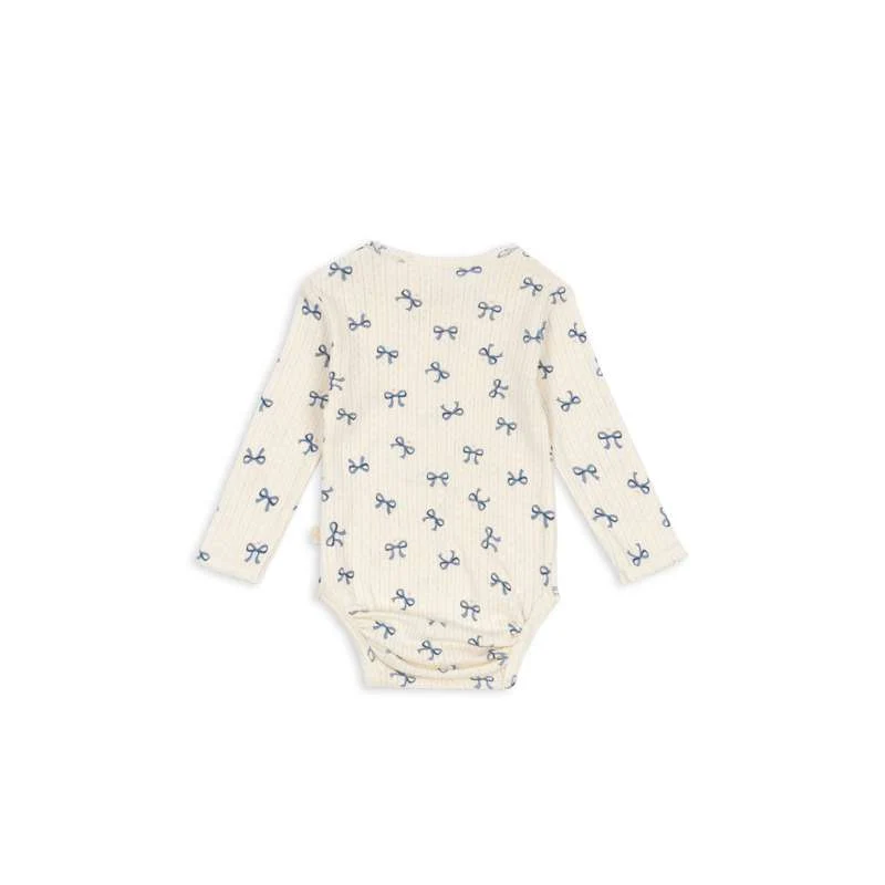 Konges Sløjd Minnie Body - GOTS - Mašna/Plava 3 Applicators