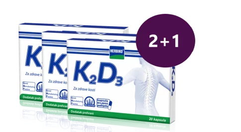 K2D3 - 20 kapsula - 2+1 GRATIS