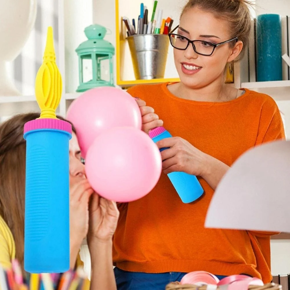 Linsition ručna pumpa za balone - Set od 2 pumpe za balone za dekoraciju i zabave
