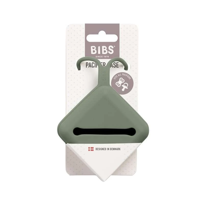 Modularni odjeljak BIBS Accessories Pacifier Case - Silikone - Sutteboks m. Plads til 3 Sutter - Pine