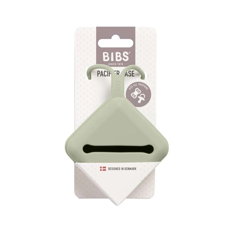 Vodootporno Putovanje BIBS Accessories Pacifier Case - Silikone - Sutteboks m. Plads til 3 Sutter - Sage