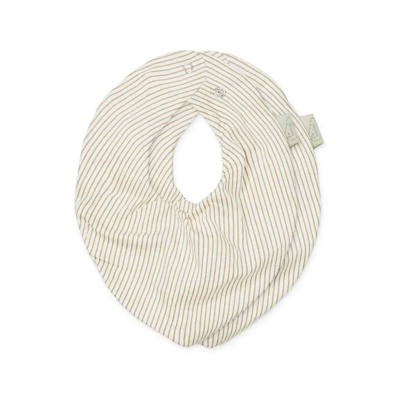 Cam Cam Copenhagen Bandana Salvemæk -2-Pak - GOTS - Klasične pruge Kamel