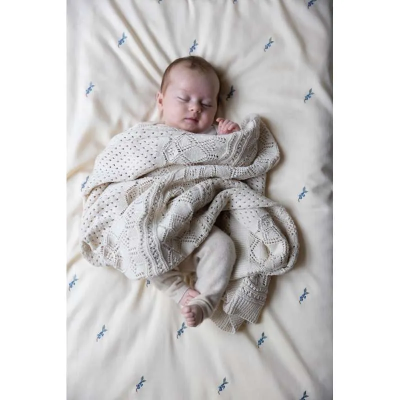 Cam Cam Copenhagen Sengetøj - Baby - Broderet - GOTS - Blueberries