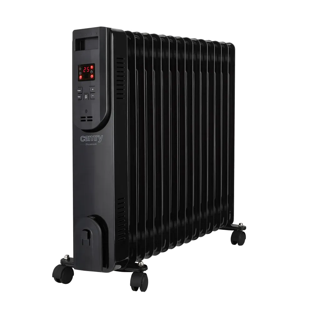 Uljni radijator, 15 rebara crni, CR 7820