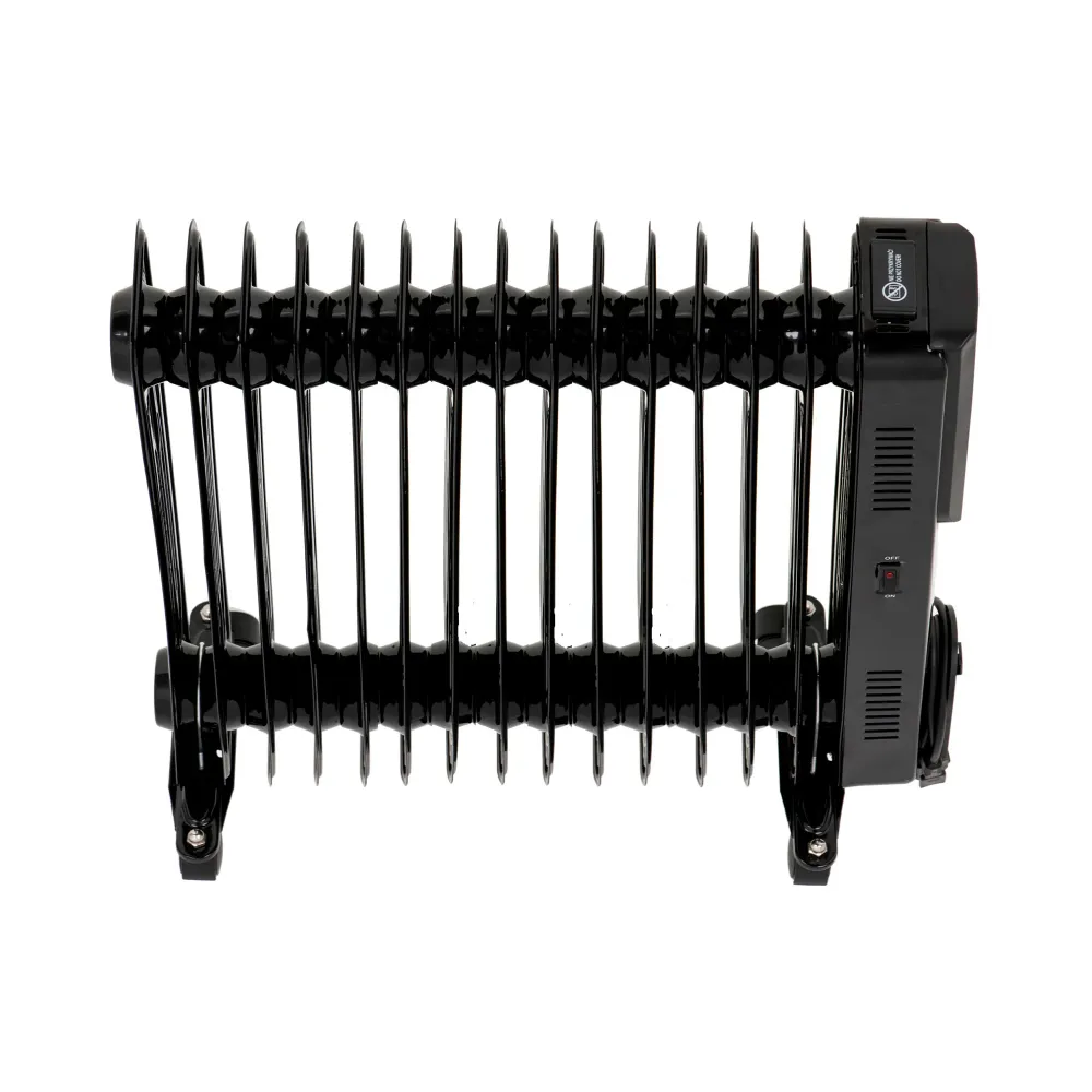 Uljni radijator, 15 rebara crni, CR 7820