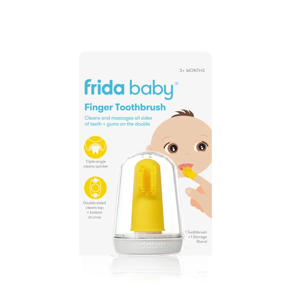 Dvostrana četkica za zube na prst Frida Baby